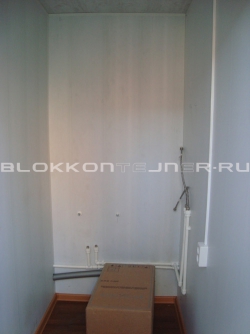 Блок-контейнер 6м туалет с двускатной кровлей, г.Липецк в Черкесске